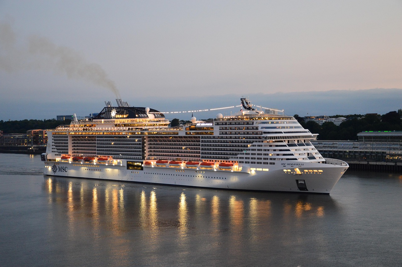 Luxury cruise ship